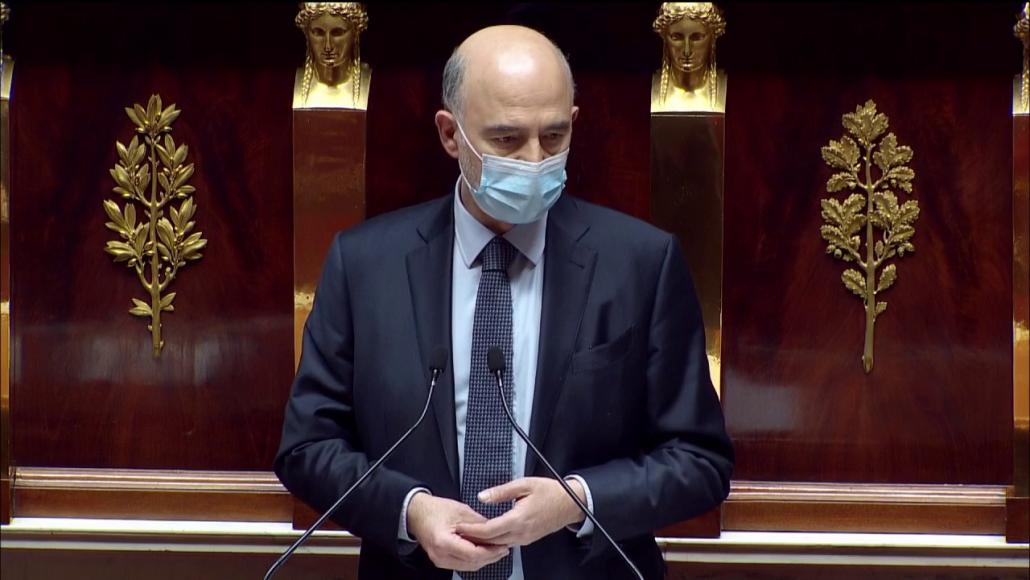 Pierre Moscovici le mardi 23 mars 2021 à l'Assemblée nationale