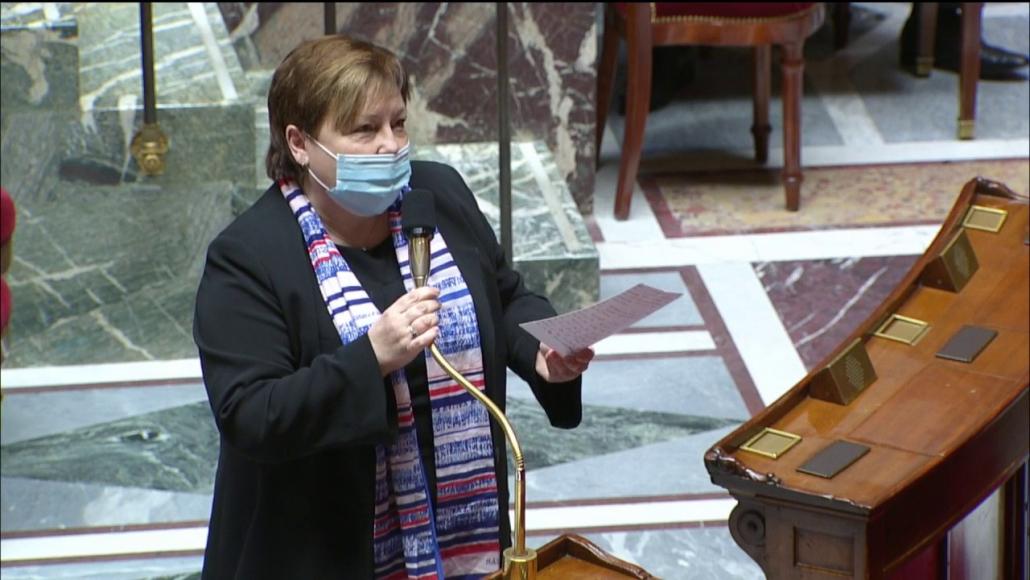 Béatrice Descamps, à l'Assemblée nationale, le 25 mars 2021