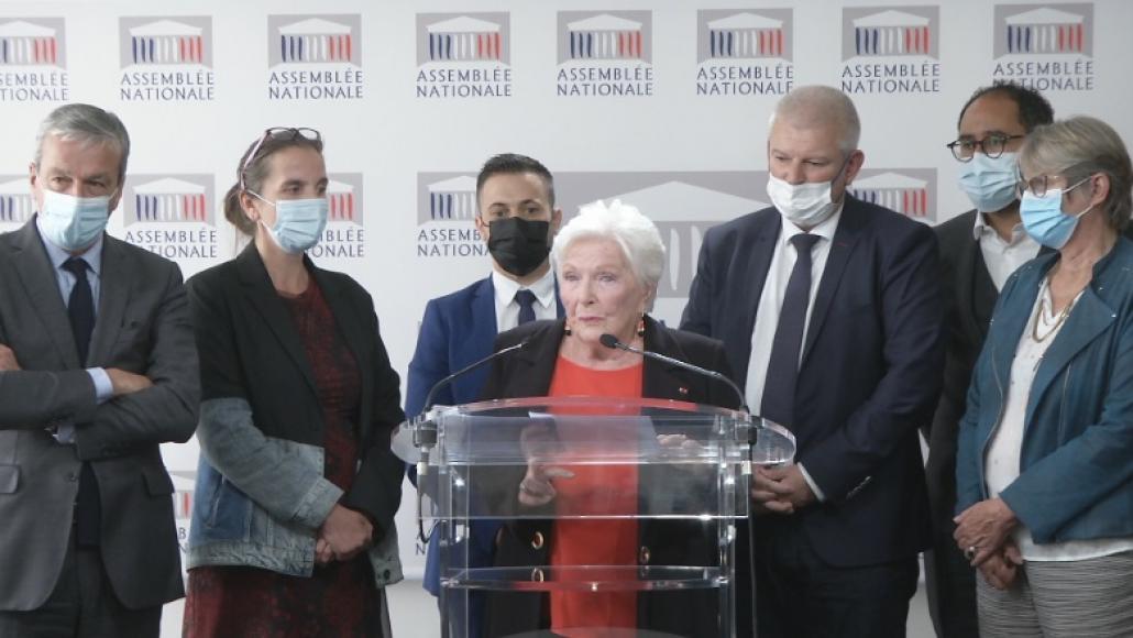 Line Renaud à l'Assemblée nationale, le mardi 28 septembre 2021 (LCP)