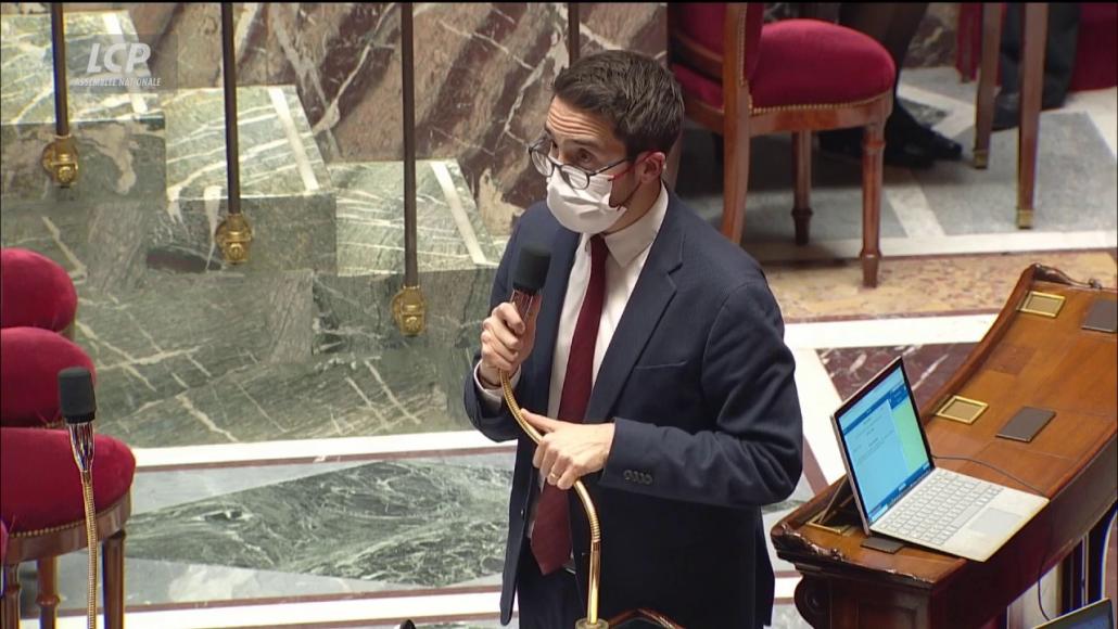 Thomas Mesnier, à l'Assemblée nationale, le 22 novembre 2021.