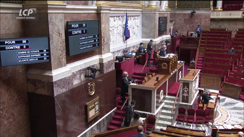 Assemblée nationale, le 27 janvier 2022