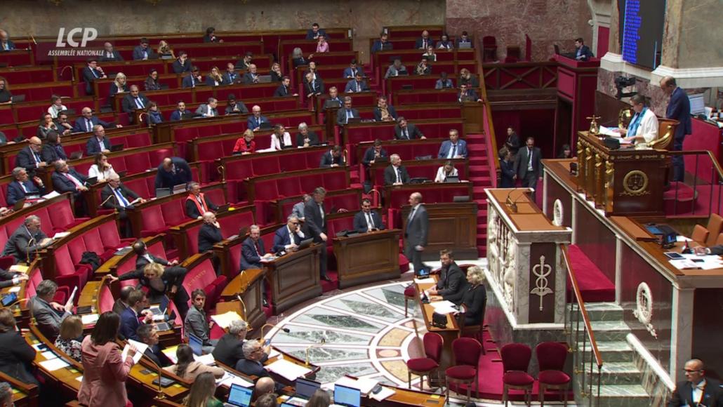 L'Hémicycle de l'Assemblée nationale, mardi 8 novembre 2022