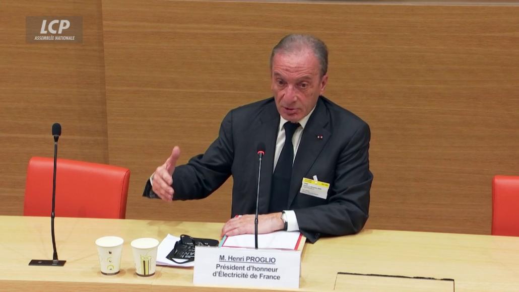 Henri Proglio, à l'Assemblée nationale.