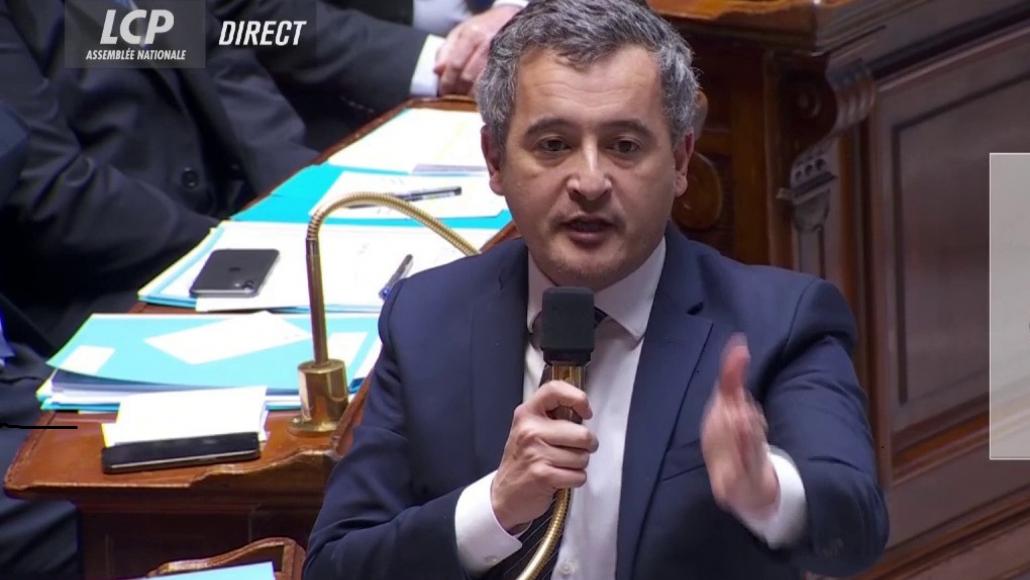 Gérald Darmanin mardi 28 mars 2023