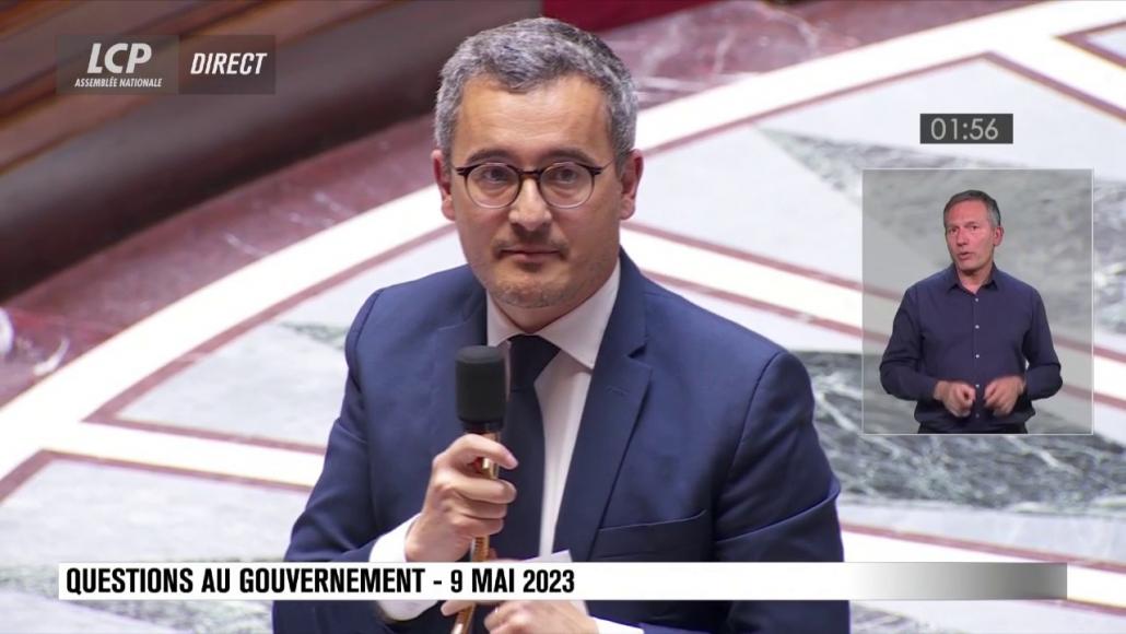 Gérald Darmanin le 9 mai 2023