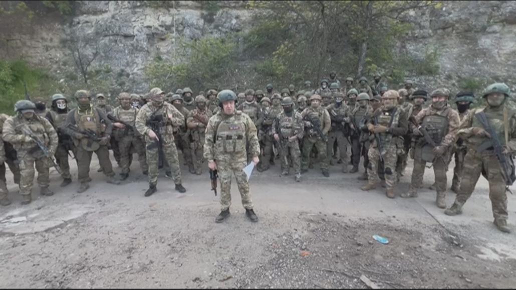 Troupes de Wagner à Bakhmout, 10 mai 2023