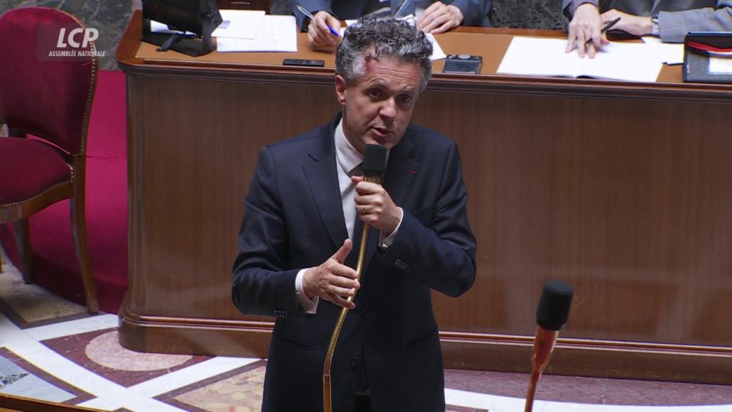 Christophe Béchu, le 22 juin à l'Assemblée nationale. LCP