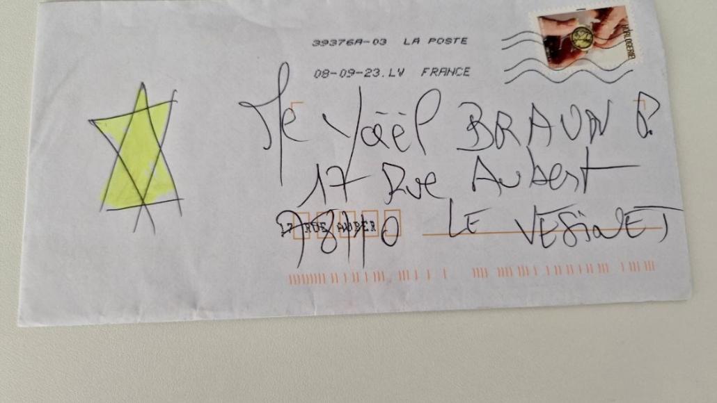 Courrier antisémite adressé à Yaël Braun-Pivet