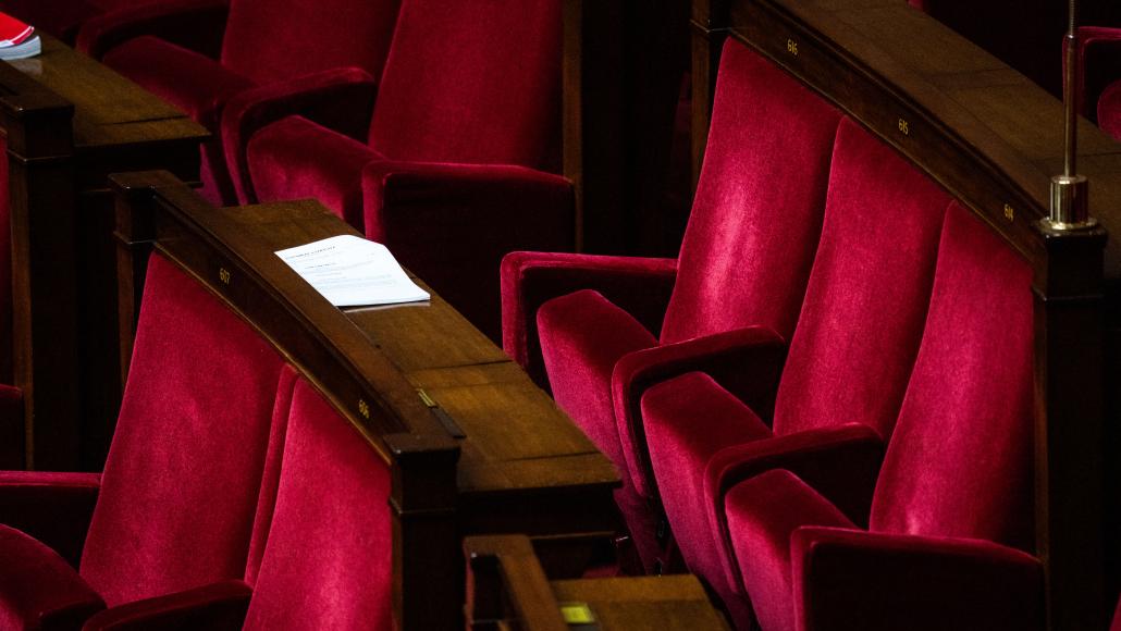 Image d'illustration de l'hémicycle de l'Assemblée nationale. LCP