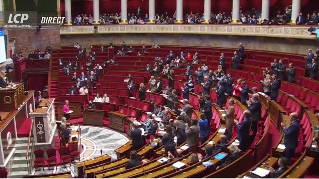 Hémicycle le 23 octobre 2023