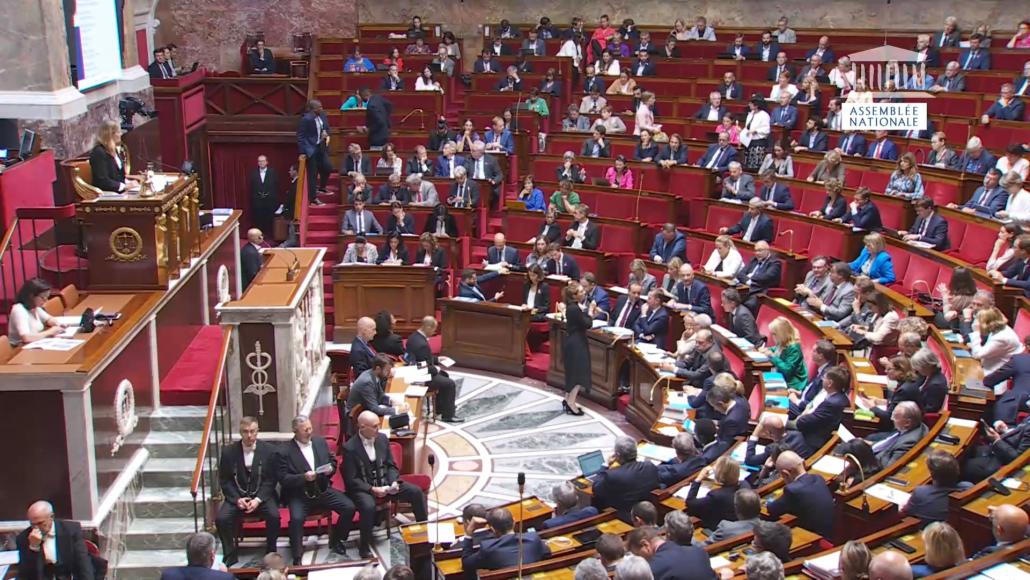 L'Hémicycle de l'Assemblée nationale. LCP