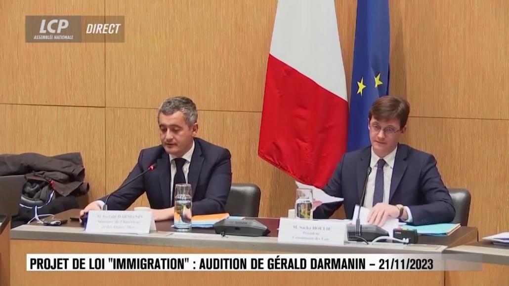 Audition de Gérald Darmanin - 21 novembre 2023