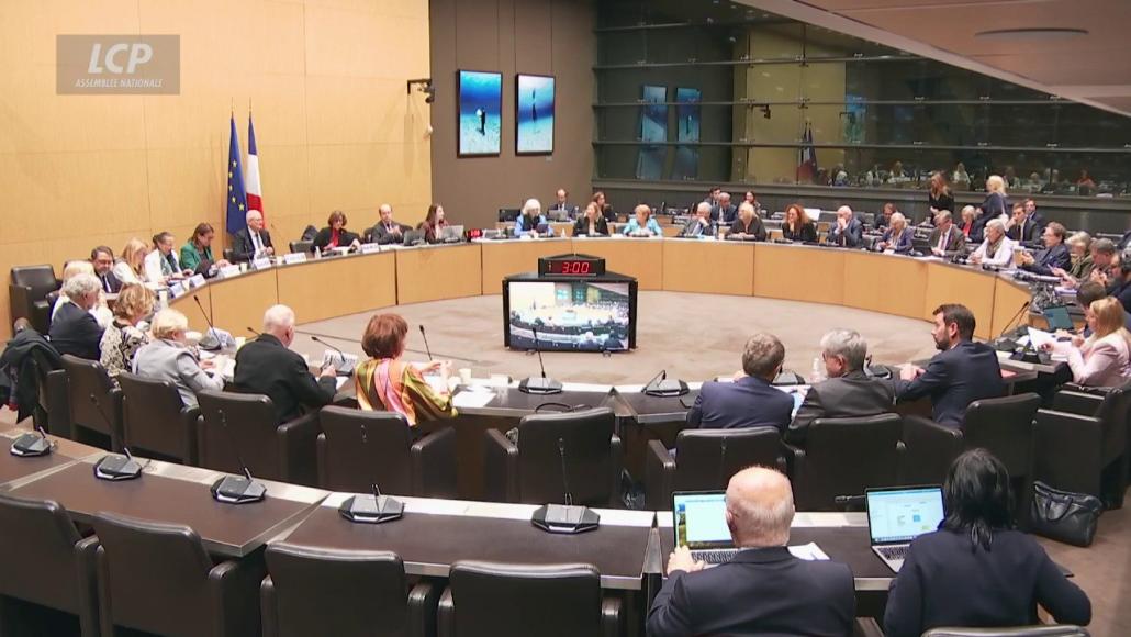 Auditions de la commission spéciale sur la fin de vie en Salle Lamartine à l'Assemblée nationale, le 30 avril 2024