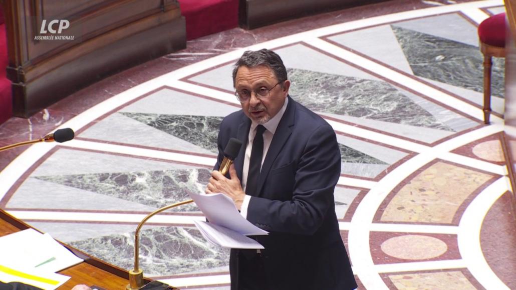 Didier Martin dans l'hémicycle de l'Assemblée nationale, le 31 mai 2024