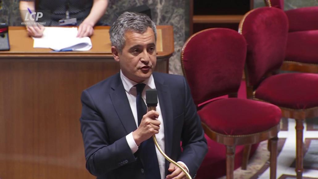 Gérald Darmanin s'exprime à l'issue du vote.