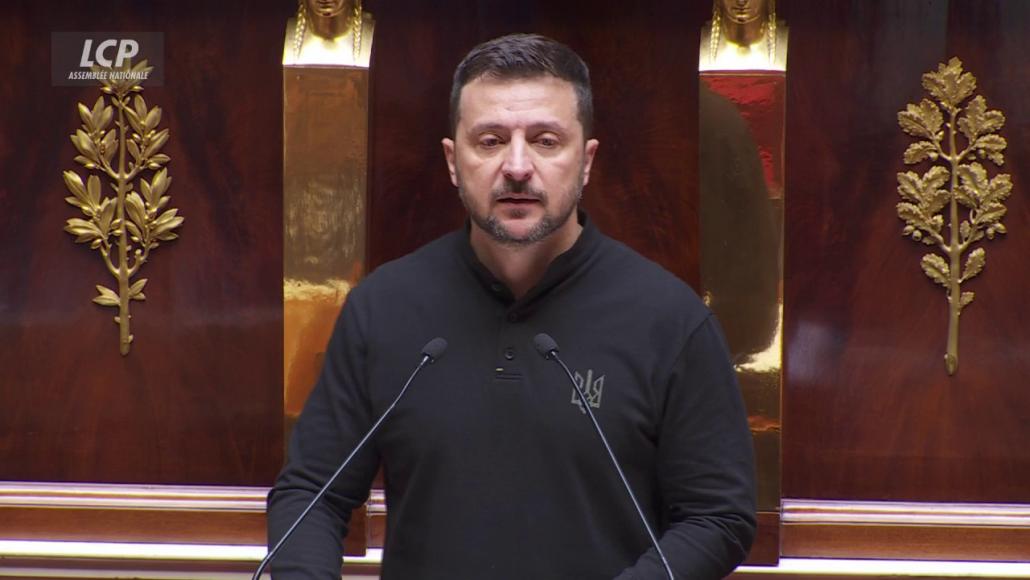 Allocution de M. Volodymyr Zelensky, président de l'Ukraine