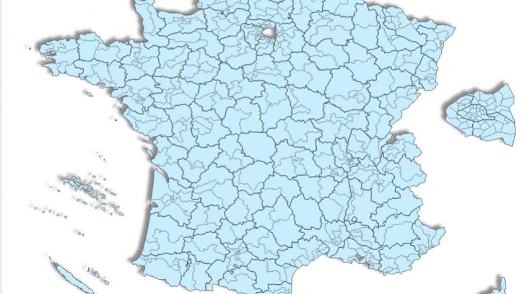 Carte des candidats aux législatives 2024 par circonscription