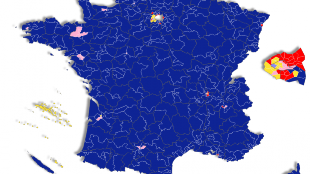 La carte des résultats des européennes 2024 par circonscription