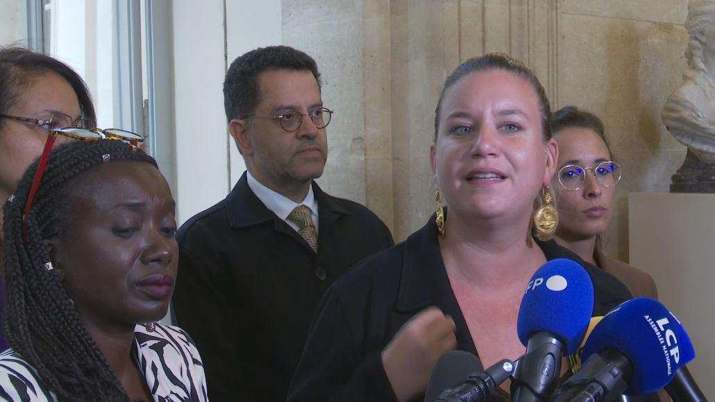 Mathilde Panot, à l'Assemblée nationale, le 17 septembre 2024.