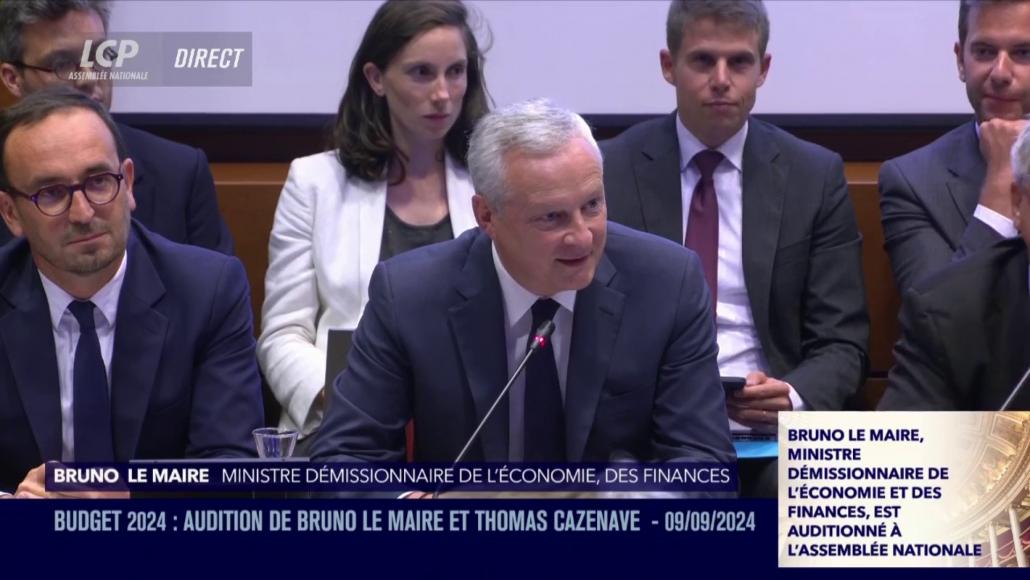 Thomas Cazenave et Bruno Le Maire LCP 09/09/2024