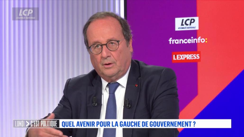 François Hollande était l'invité de Lundi C'est Politique, ce lundi 7 octobre 2024.