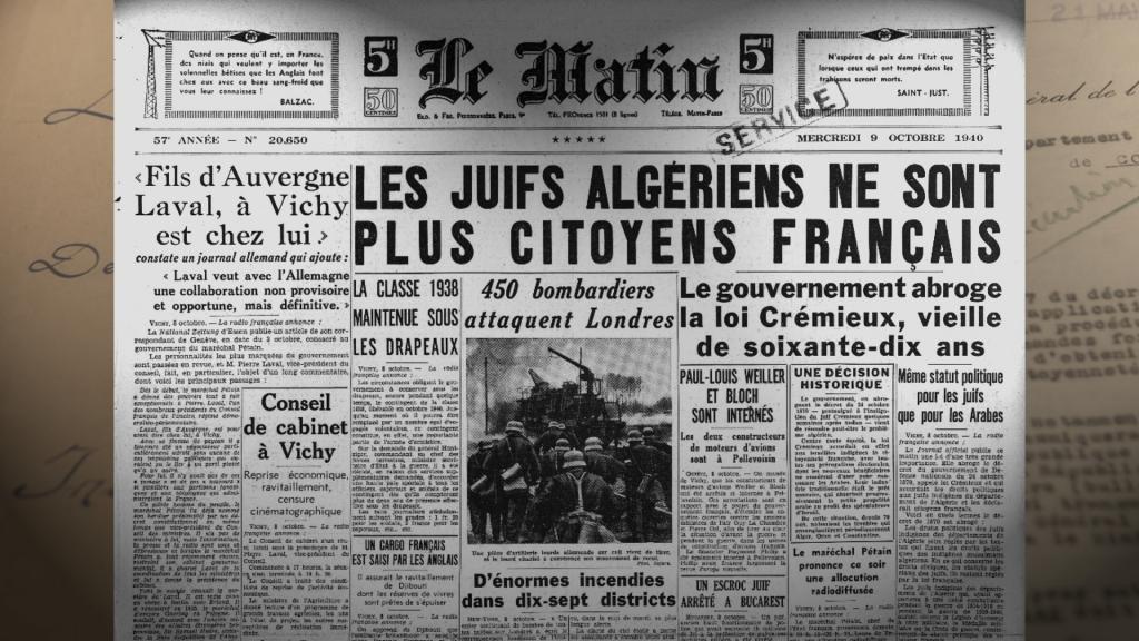 L'Algérie sous Vichy