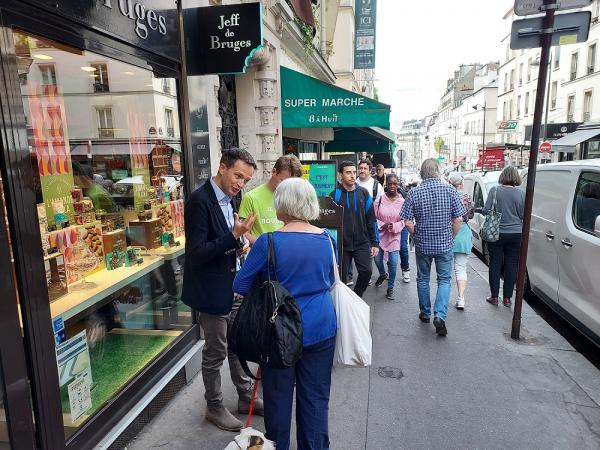 Pierre-Yves Bournazel au contact des habitants de la 18e circonscription de Paris